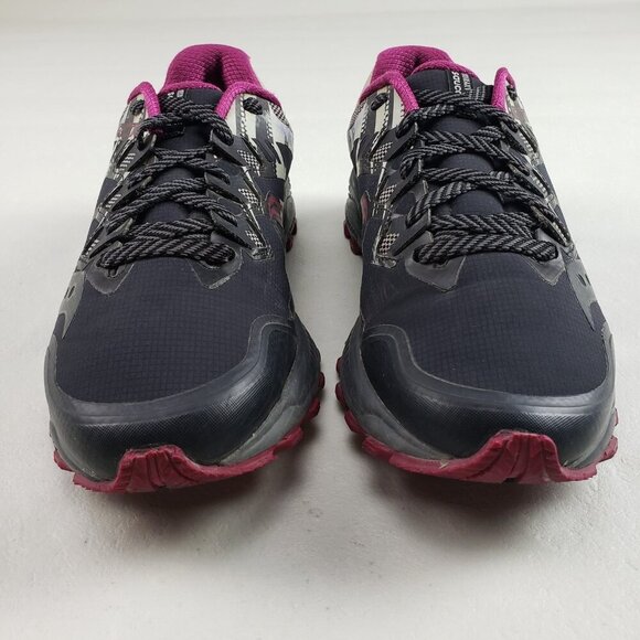 Saucony Peregrine 8 Running Shoe Womens 10.5 Black Vibram Trail Ice Snow Sneaker - Picture 4 of 13